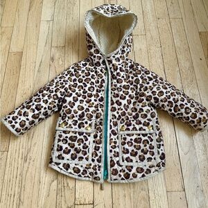 J. Crew Reversible Leopard Print Quilted Jacket, sz. xs (4/5)